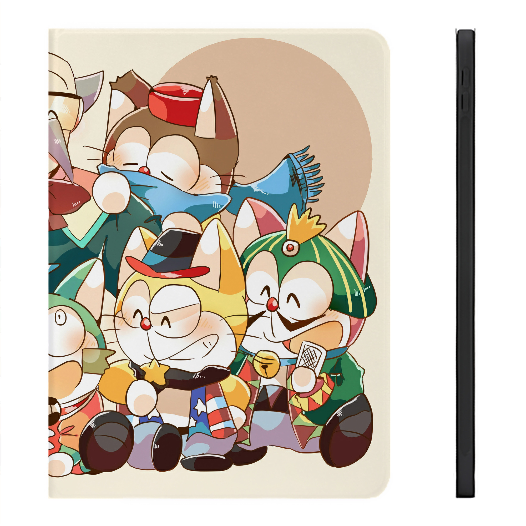 （画像用） ドラえもん Doraemon IPadケース ペンホルダー付き ブックスタイルデザイン